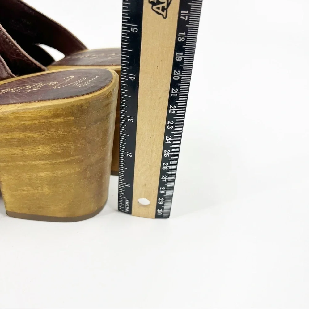 ✅ MATISSE KARA‎ PLATFORM CLOG SANDAL BROWN SIZE 10 Y2K SUMMER